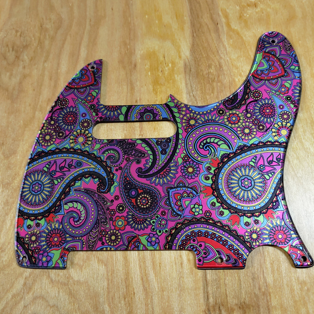 fender telecaster paisley pickguard