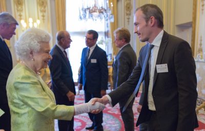 Kiddimoto Business Development Manager Will Meeting The Queen