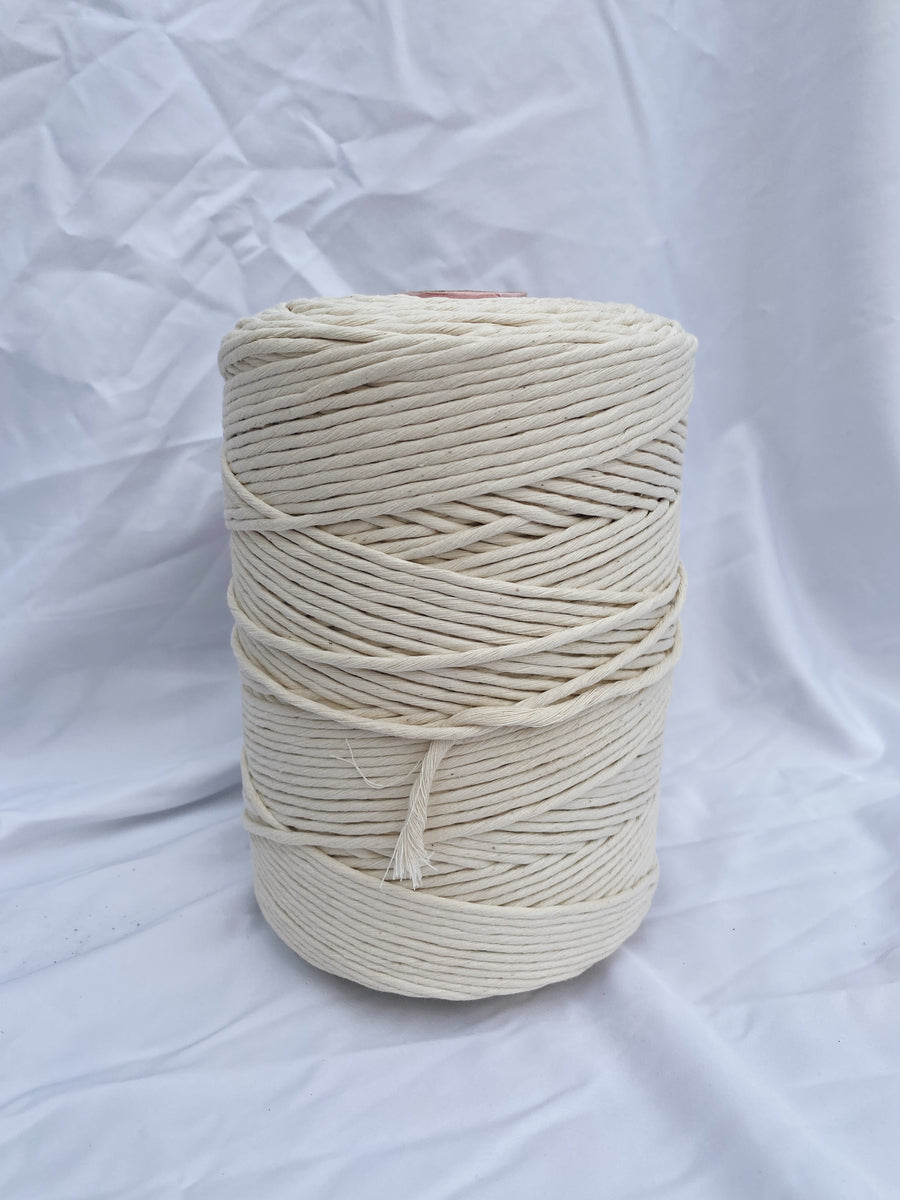 woordenboek Noodlottig Tentakel 3mm natural single strand macrame cord – Careless Threads