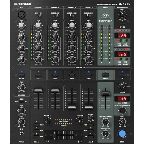 Behringer DJX750 DJ Mixer Professional 5-Channel Dj Mixer