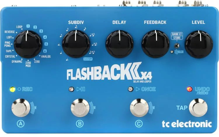 TC Electronic FLASHBACK 2 X4 Delay and Looper Pedal