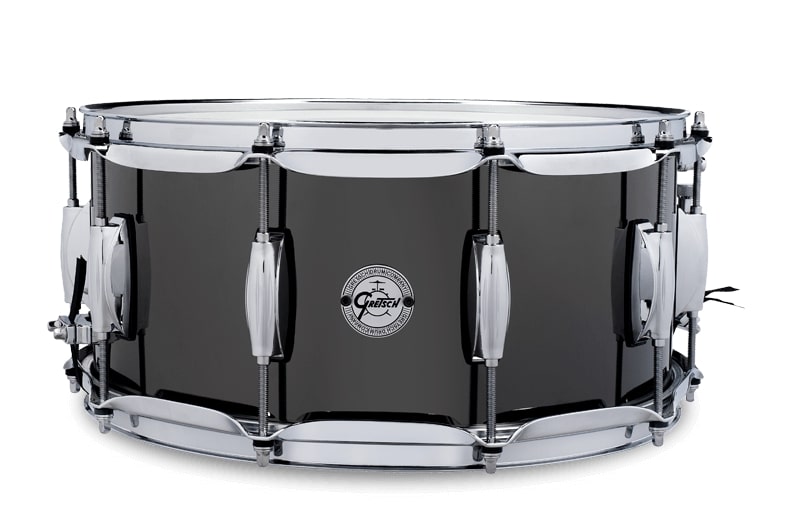 Gretsch Drums Black Nickel Over Steel Snare Drum 6.5