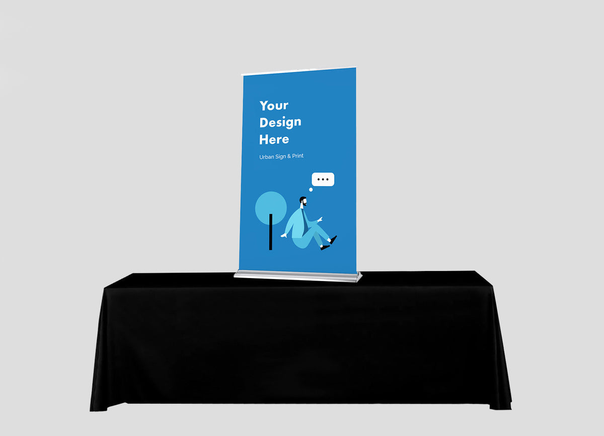 SilverStep® Tabletop Banners - price Urban Sign and Print
