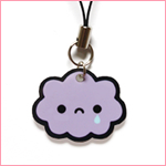 Sad Cloud phone charm