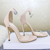 Transparency Sandals High Heel Women's Shoes