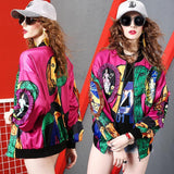 Fashion Printed Long Sleeve Baseball Uniform