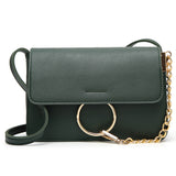 Fashion Magnetic Buckle Retro Crossbody Bag