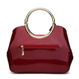 Fashion Patent Leather Handbag Shoulder Bags