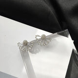 Openwork Lotus Earrings