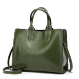 Classic Tote Oil Large Capacity Shoulder Bag