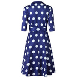 Polka Dot Plus Size Dress