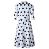 Polka Dot Plus Size Dress