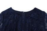 Elegant  3/4 Sleeve Dresses Lace Dresses XL-4XL