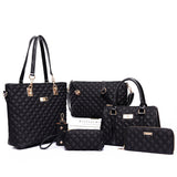 Diamond Lattice Mother Bag Six-Piece Set