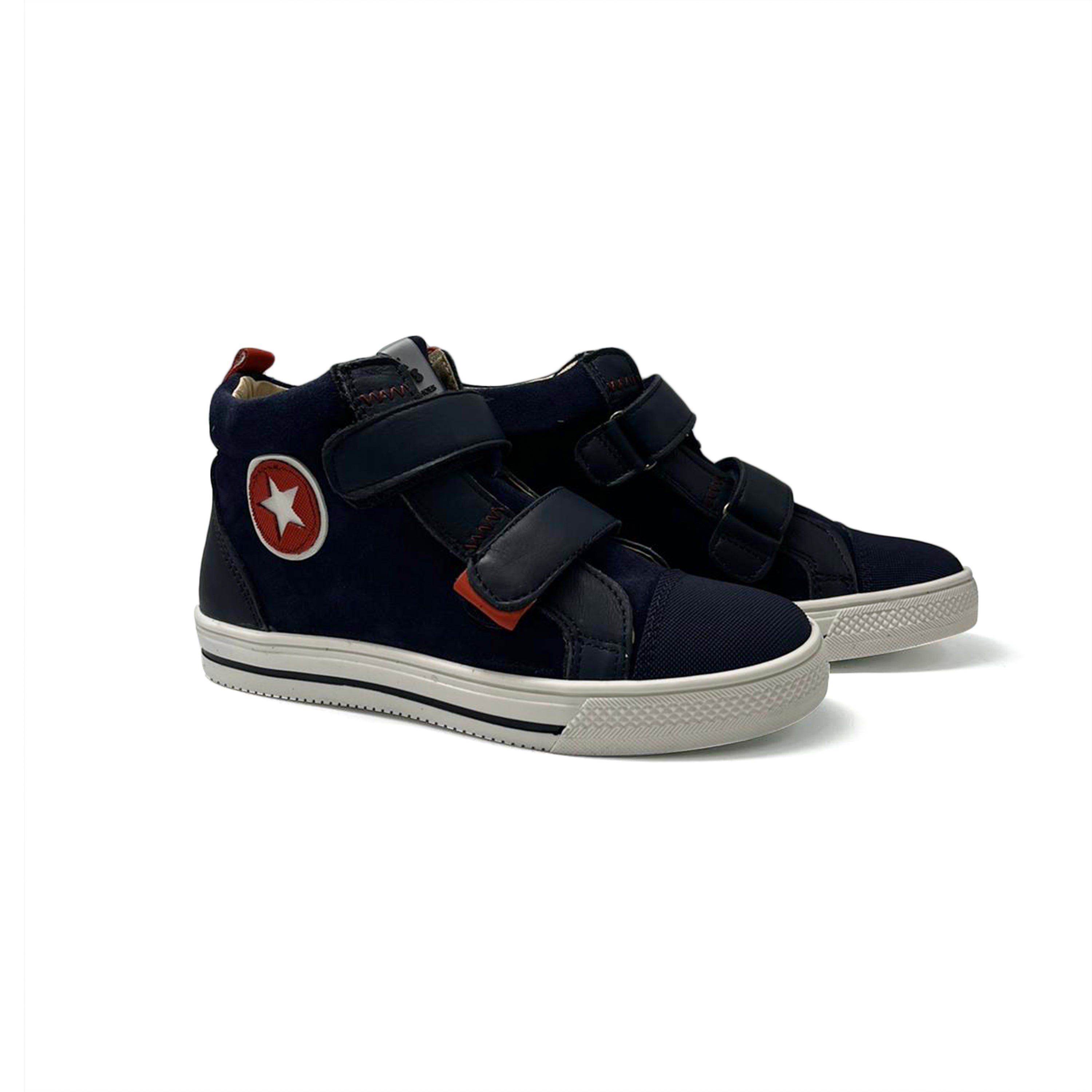 Mart Zonder twijfel Bestudeer Acebos Navy Star Velcro Sneaker 5634 – Laced Shoe Inc