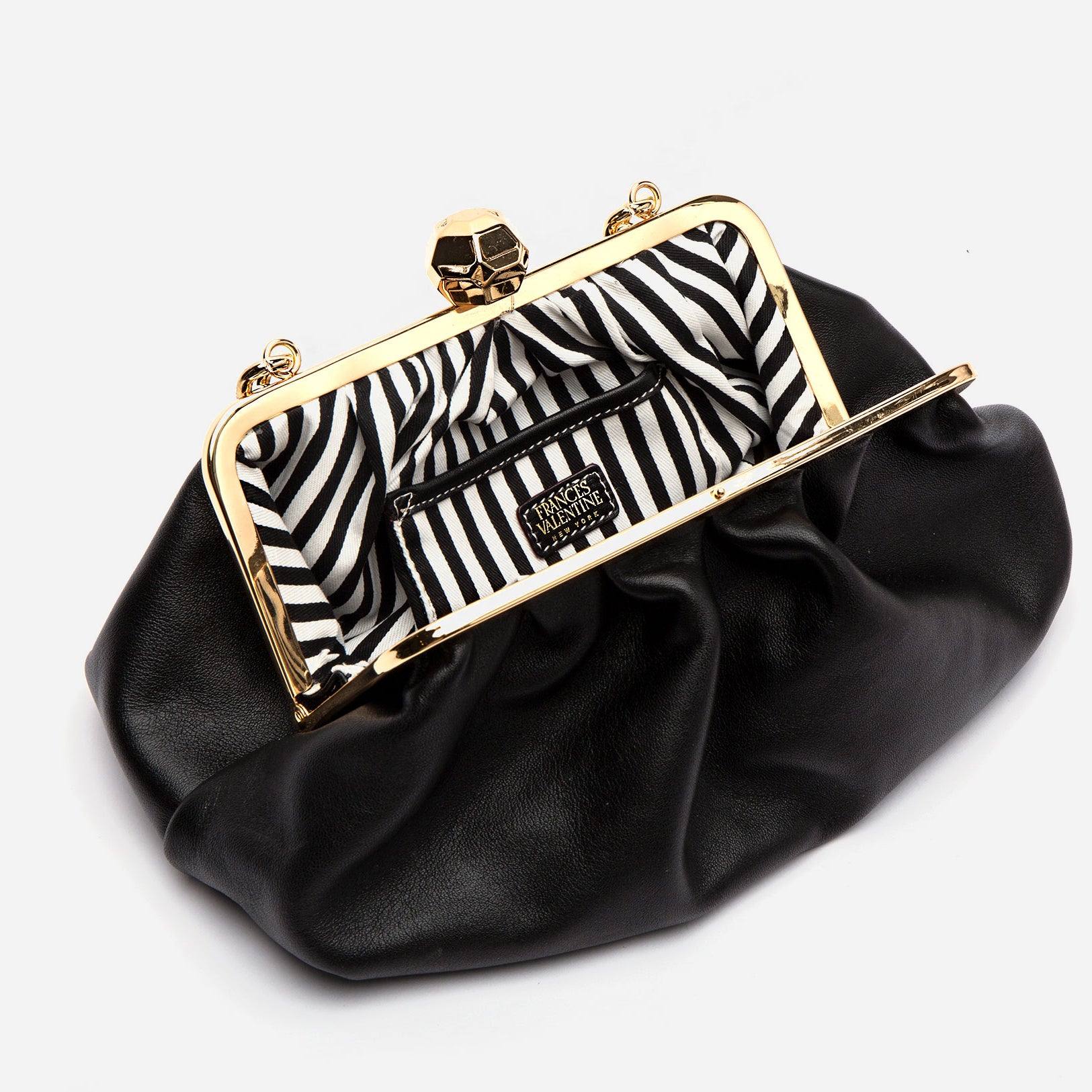 Zelda Frame Bag Nappa Leather Black