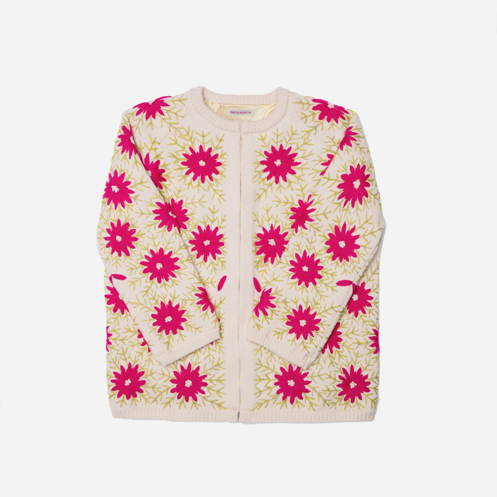 Flower Cardi Coat Pink