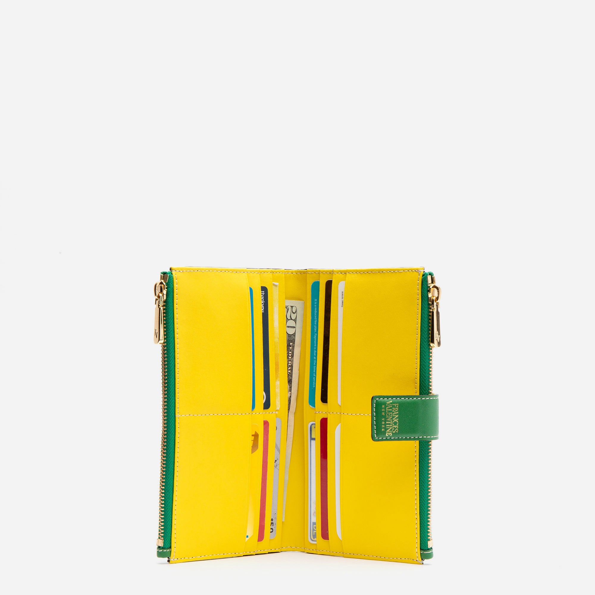 Sacagawea Snap Wallet Green Yellow