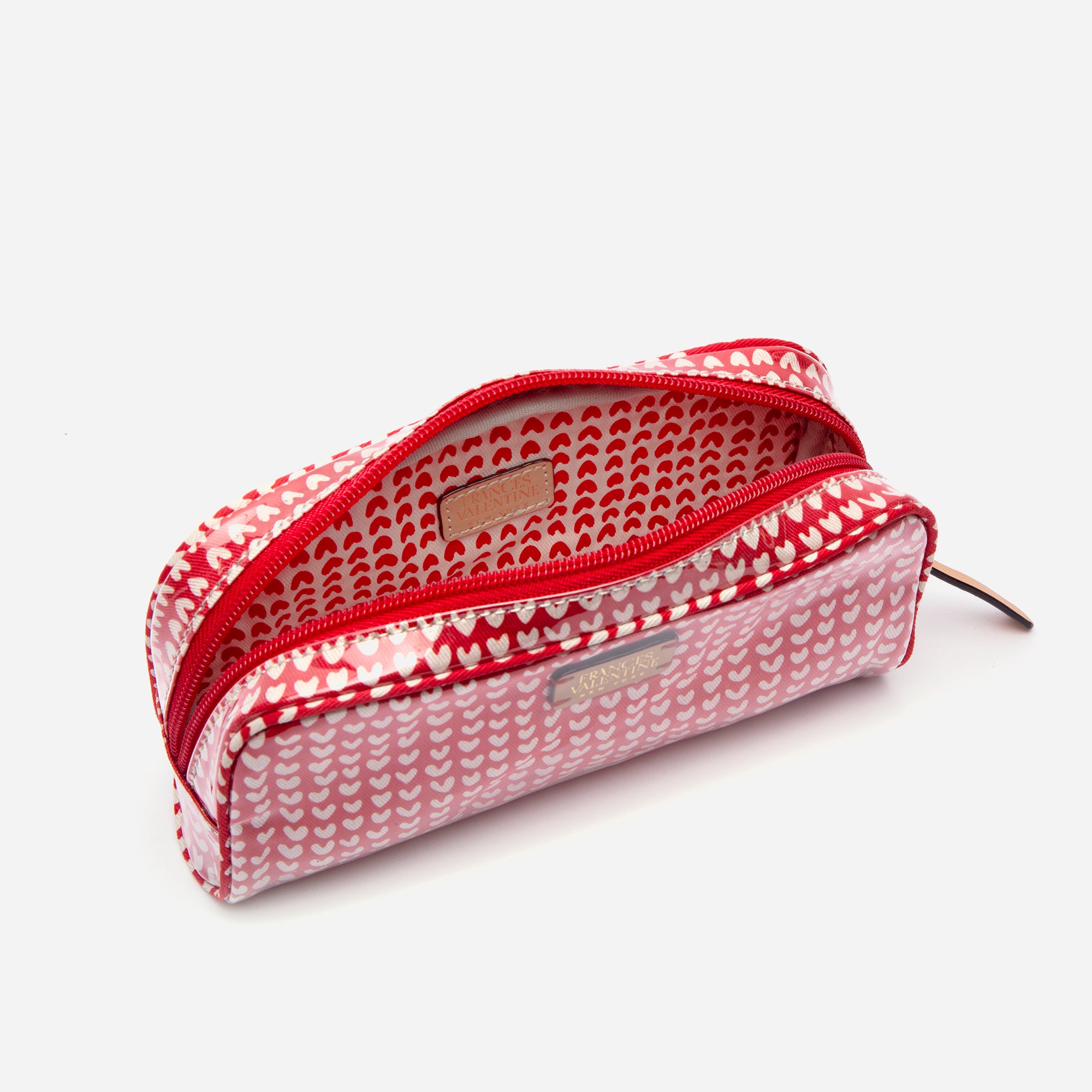 Small Cosmetic Heart Print Red