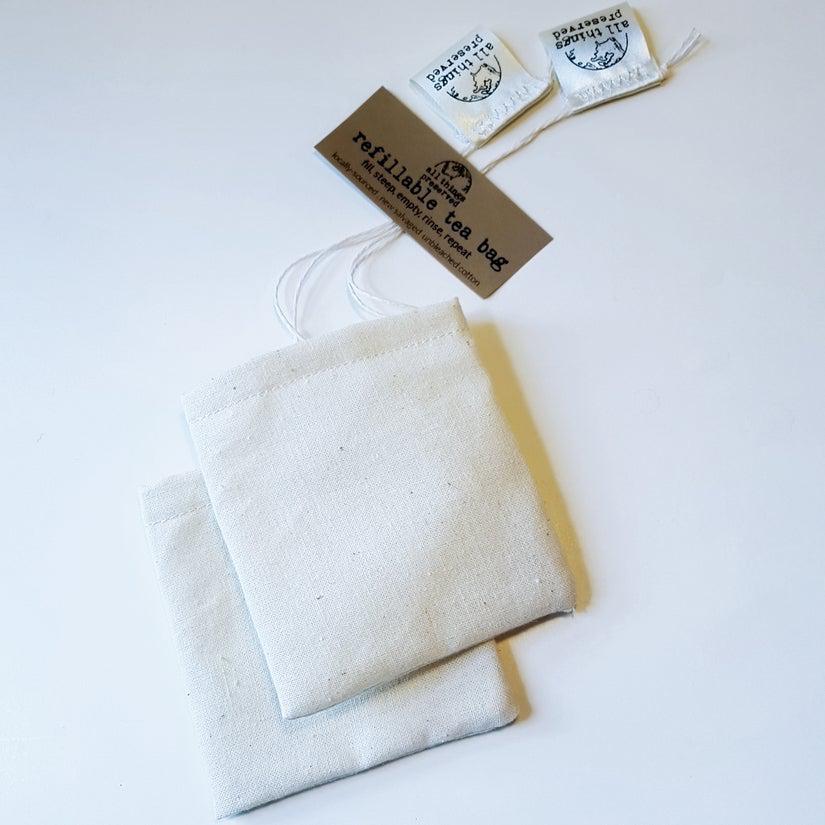 Refillable Cloth Tea Bags for Loose Leaf Tea-All Things Preserved-Crying Out Loud