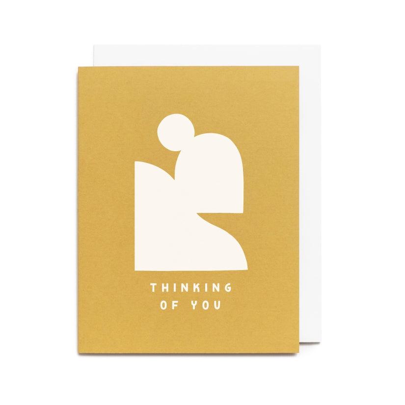'Thinking of You' Silhouette Card-Worthwhile Paper-Crying Out Loud