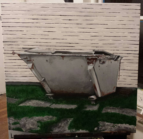 Realistic Dumpster Painting