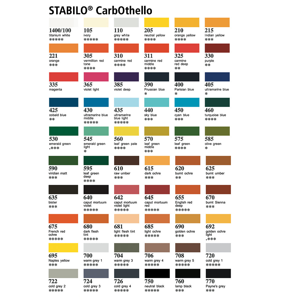 Auckland geld verraad Stabilo CarbOthello Pastel Pencil Sets – ARCH Art Supplies