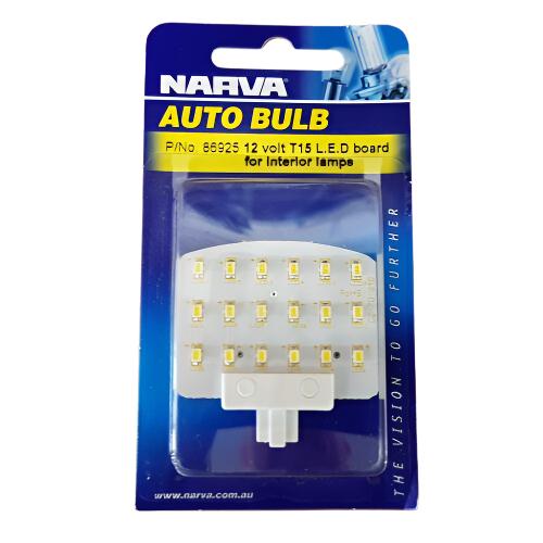 NARVA LED WEDGE BULB CONVERSION FOR T15 CAMPER LIGHTS JAYCO CARAVAN 12V