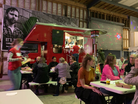 Food Truck inside Epic Beer HQ Taproom