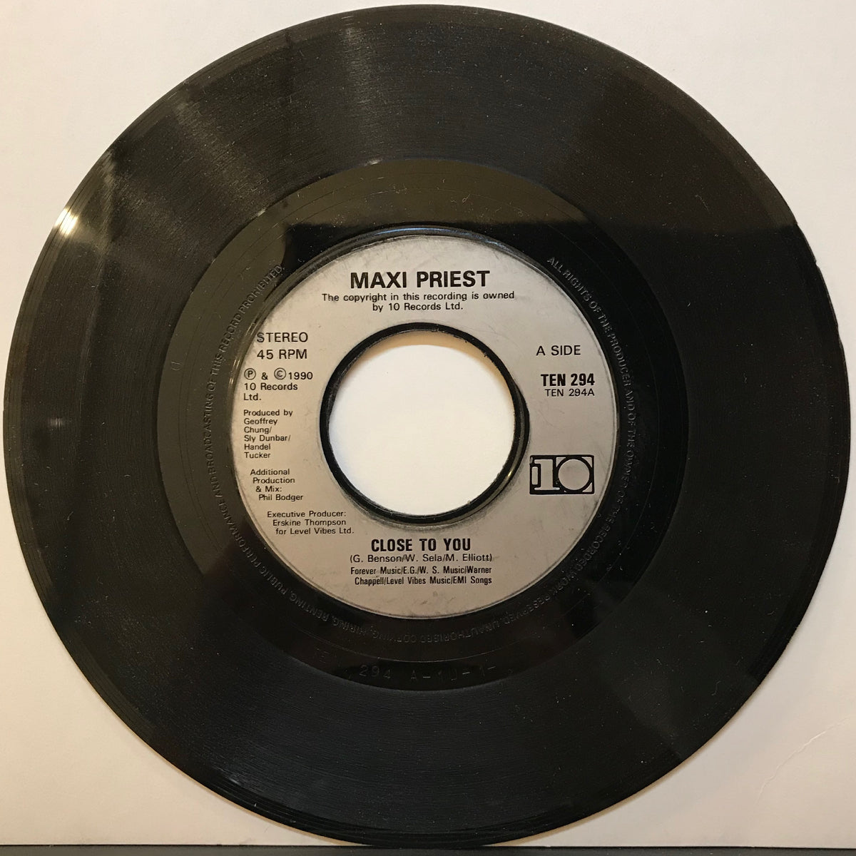 Maxi Priest Close To You 12inchレコード☆ - 洋楽