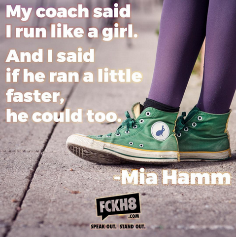 Mia Hamm Sexism Quote Image