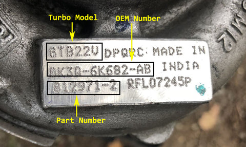 turbo nameplate