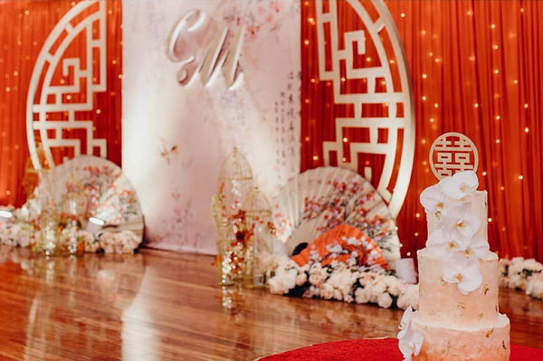 Chinese Wedding Banquet Decorations, Red Element