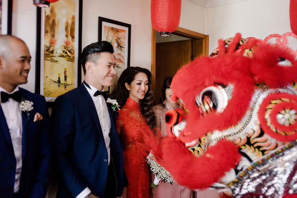Chinese Tea Ceremony with Lion Dancers