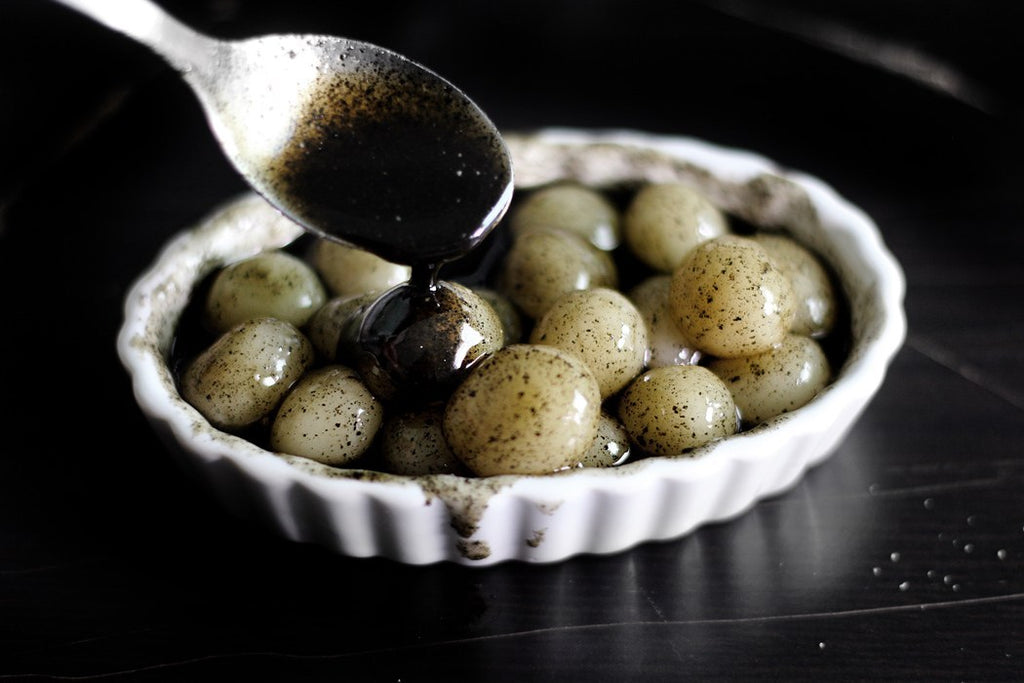 Black Sesame Rice Ball Soup Traditional Chinese Wedding Desserts