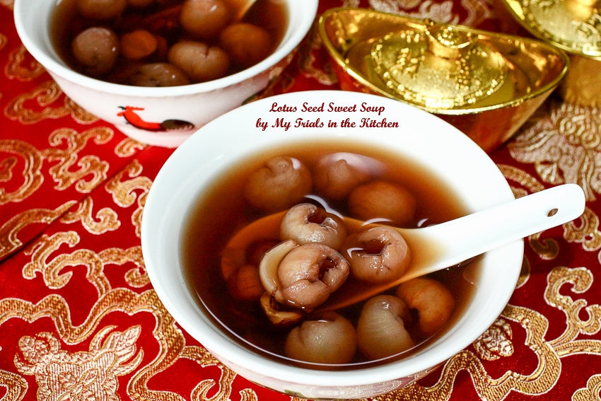 Lotus Seed and Red Bean Sweet Soup Chinese Wedding Desserts