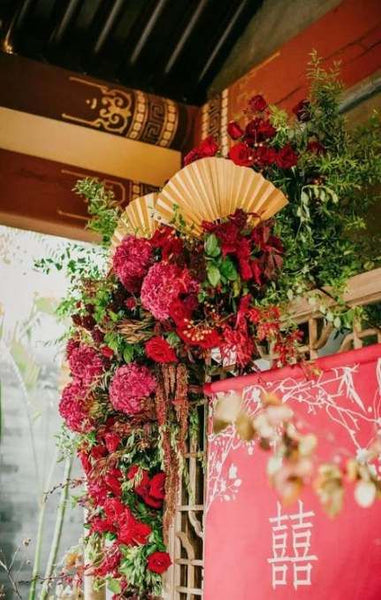 Modern Chinese Wedding Banquet Decorations, Chinese Floral Decor