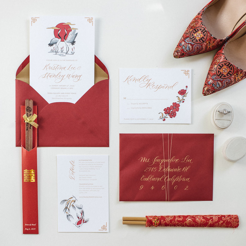Ultimate Guide to Planning A Chinese Wedding Banquet Invitations, East Meets Dress