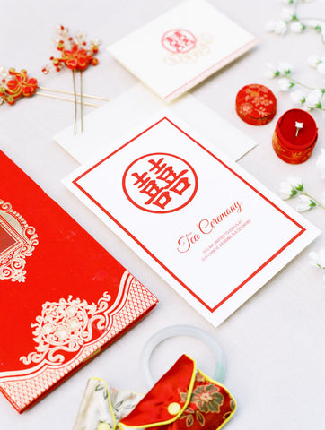 5 Must-Have Chinese Wedding Symbols For Your Wedding, Tea Ceremony Invitations, By East Meets Dress