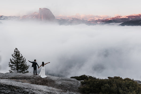 East-Meets-Dress-Modern-Asian-American-Wedding-Yosemite-Engagement-Photoshoot