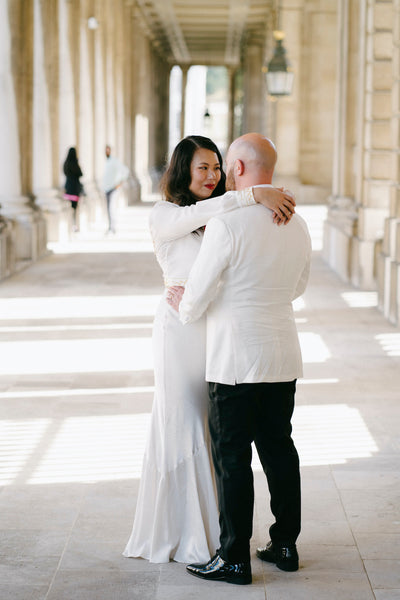 East Meets Dress Modern Multicultural London Wedding Chapel with a Chinese Ceremony