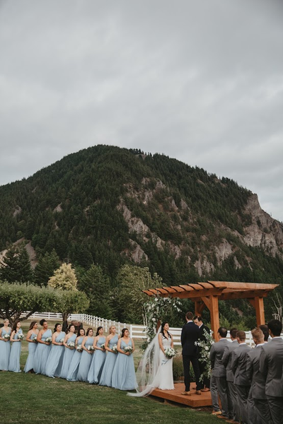 East Meets Dress Nature Inspired Outdoors Taiwanese American Wedding 