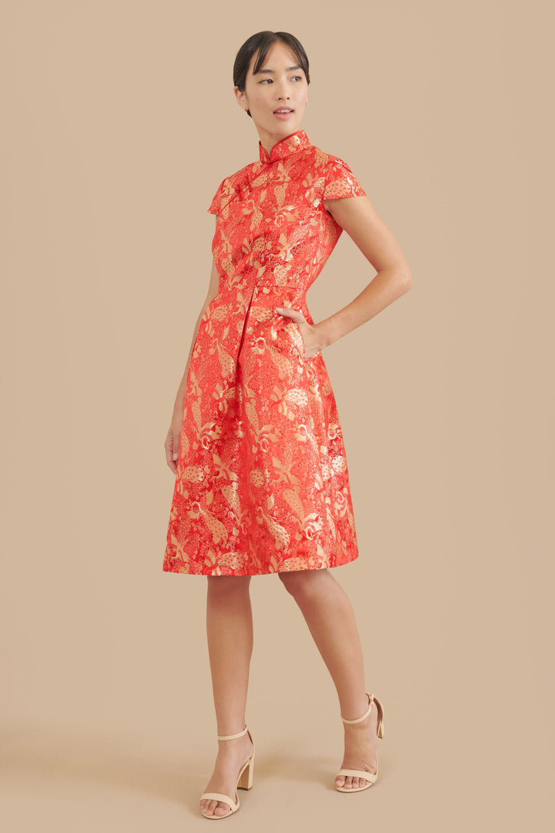 cheongsam cocktail dress