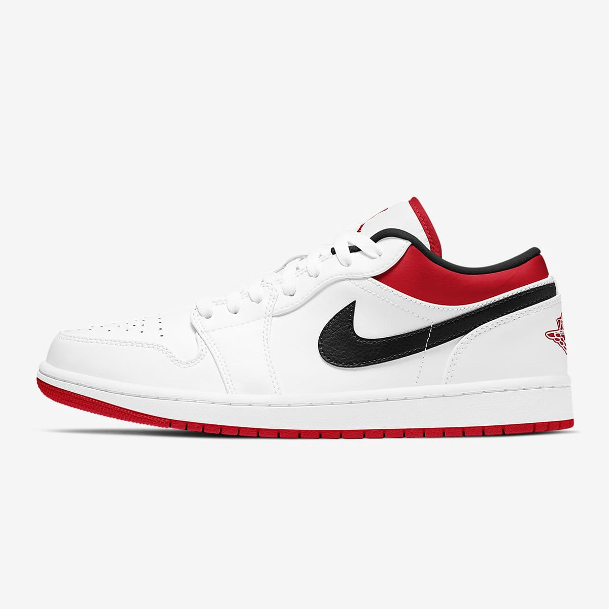 air jordan low 1 white red