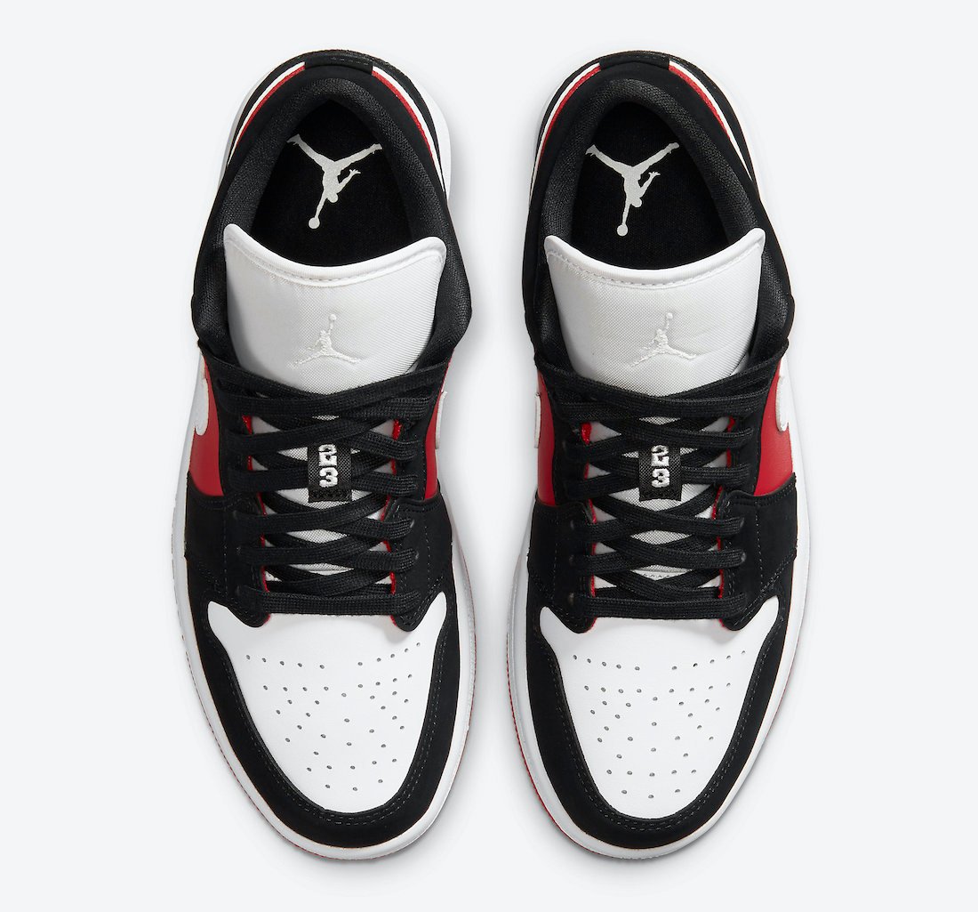 jordan 1 low chicago black toe