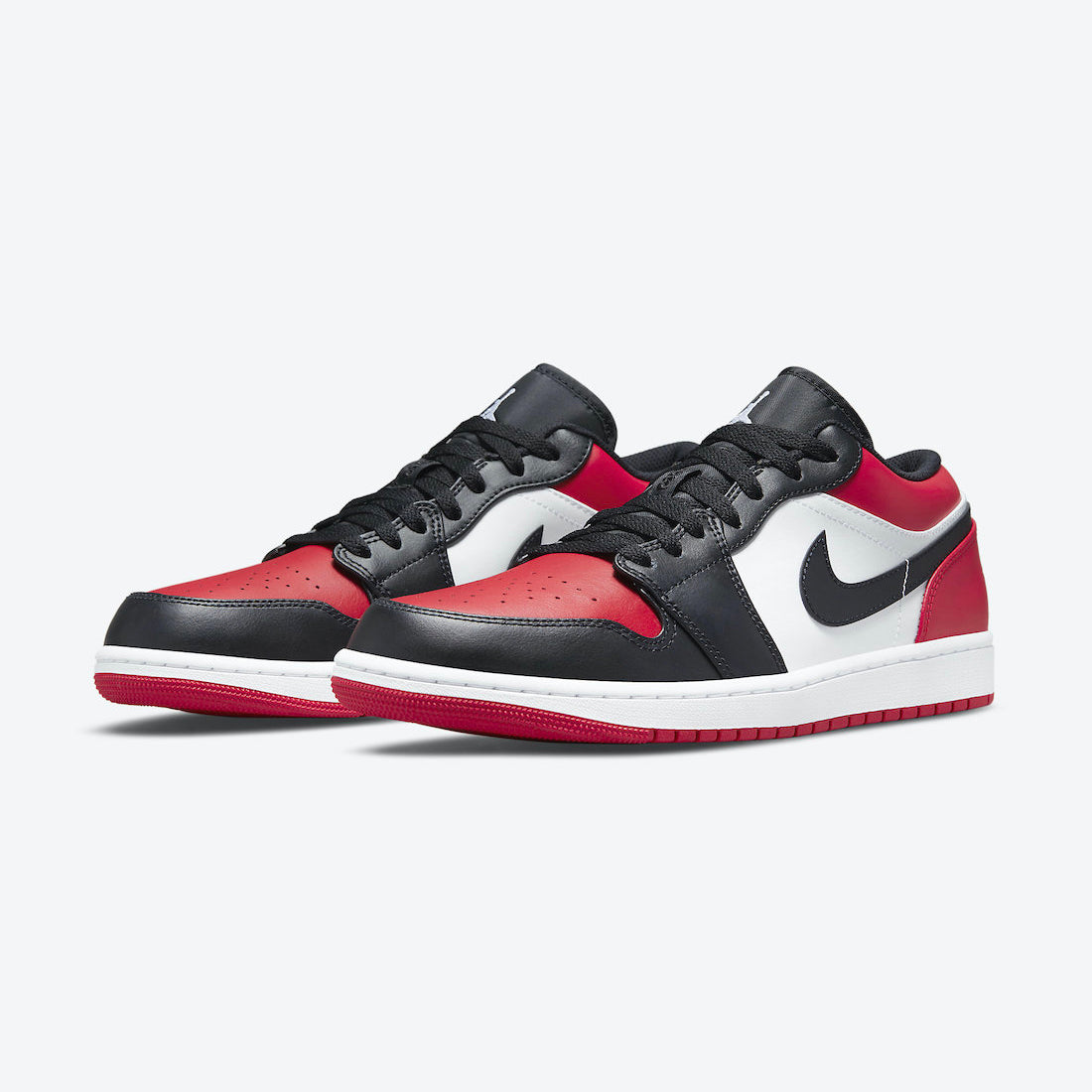 black gym red jordan 1 low