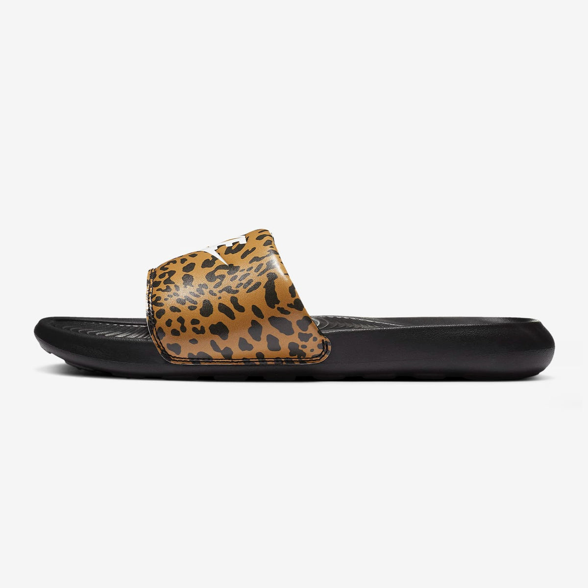 leopard nike slides