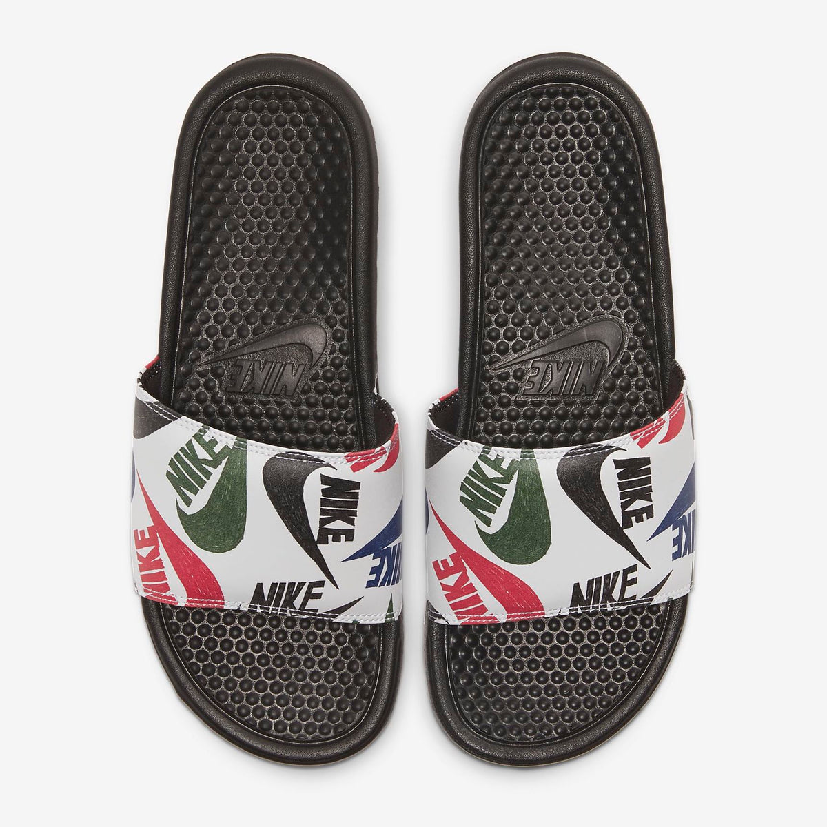 nike benassi multicolor