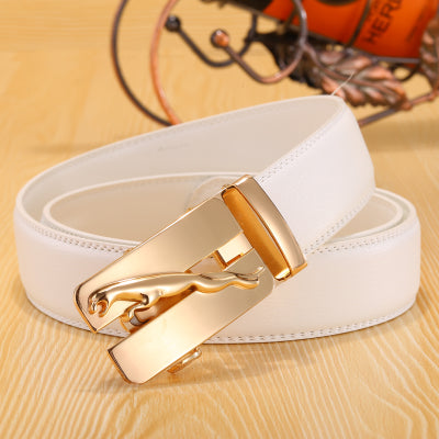 white and gold belt mens