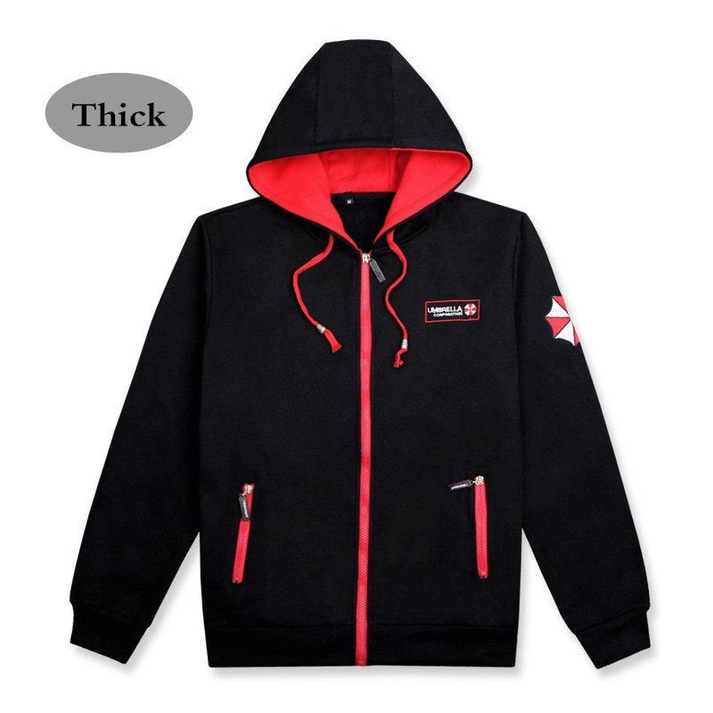 thick black hoodie mens